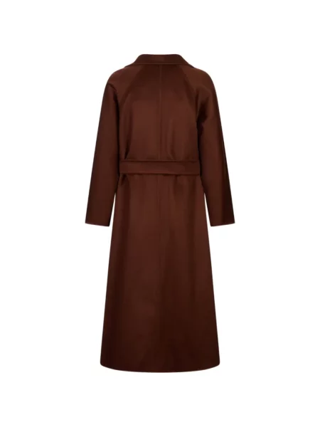 Cu centură palton Max Mara plic maro