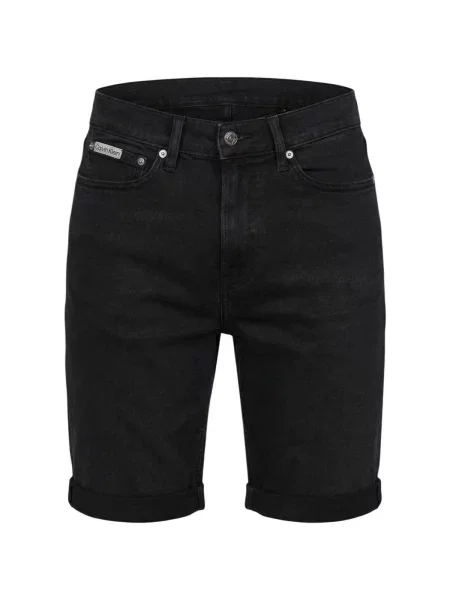 Džínové šortky Calvin Klein Jeans černé