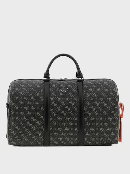 Спортивна сумка Guess з принтом сіра