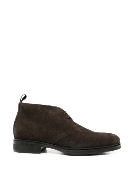 Pantofi derby Corneliani cu șireturi din dantelă maro