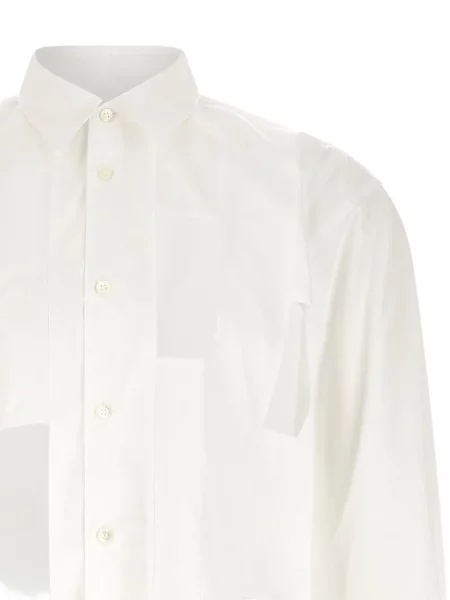 Риза Comme Des Garçons Homme Plus бяло