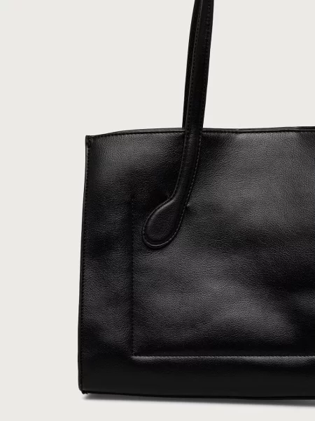 HUGO torebka tote z imitacji skóry Cymbeline_SM Tote czarna