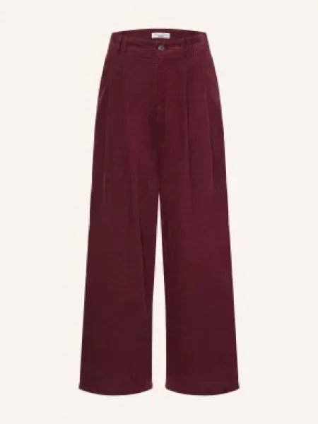 Marc O'polo Denim Marlene Kalhoty Z Manšestru tmavě červená