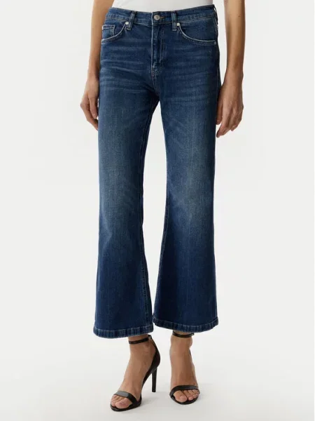 JOOP! Farmer Sötétkék Cropp Flare Fit