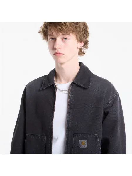 Яке Carhartt WIP OG Arcan Jacket UNISEX Black/ Black Destroy Wash M черно