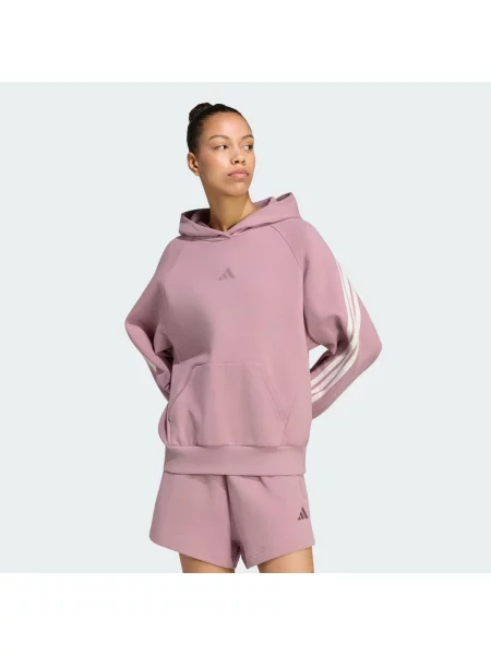 MIKINA S KAPUCÍ ADIDAS KIT bílá