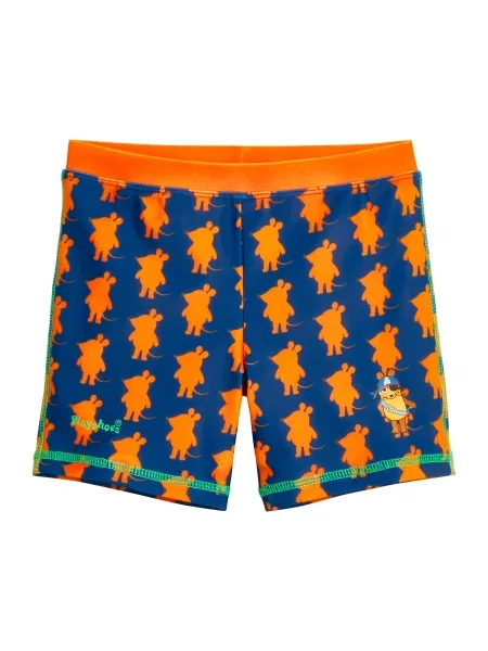 PLAYSHOES Șorturi de baie Die Maus Pirat marin / verde deschis / portocaliu albastru