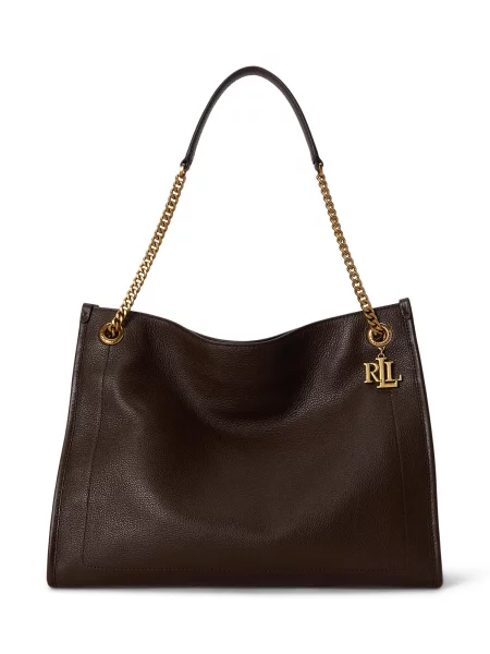 Lauren Ralph Lauren Μεγάλη τσάντα σοκολατί καφέ
