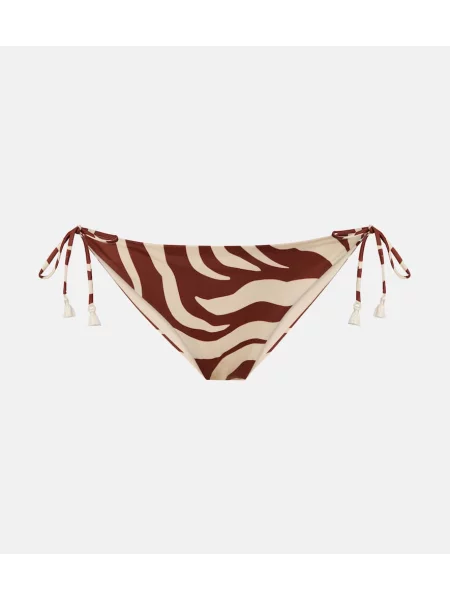 Bikini Johanna Ortiz z niską talią dwustronny brązowy