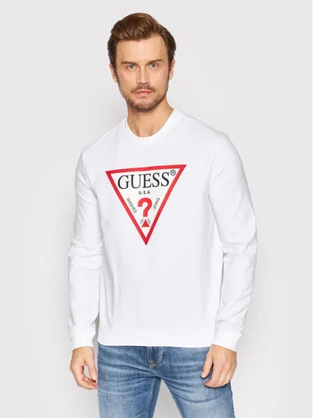 Guess Суитшърт Audley бял