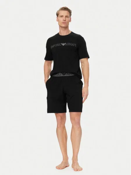 Emporio Armani Underwear Pižama juoda