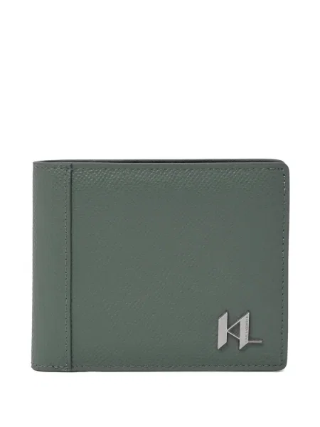 Portofel Karl Lagerfeld din piele verde