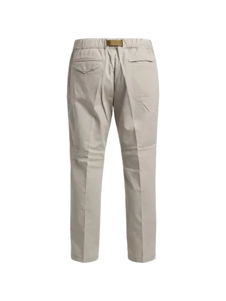 Cu centură pantaloni White Sand alb