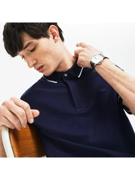 Lacoste поло чоловіче Regular Fit блакитне