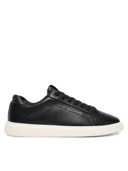 Tommy Hilfiger Сникърси Icon Court Light Weight Shinny черен