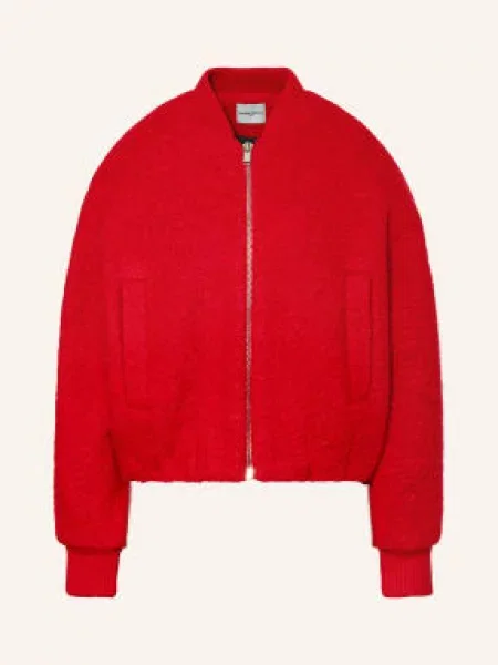 Claudie Pierlot Kurtka Bouclé rot czerwona