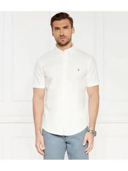 POLO RALPH LAUREN Cămașă | Custom fit alb