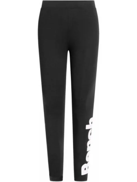 BENCH Leggings Elira negru / alb