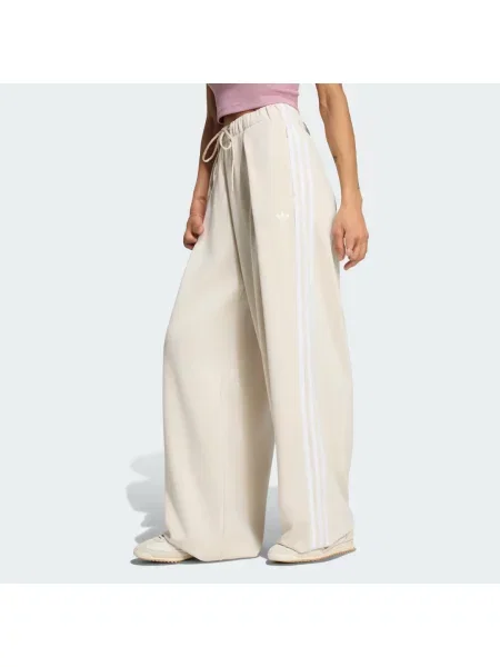 SPODNIE DRESOWE Z PLISAMI ADIDAS ORIGINALS BY JENNIE beżowe