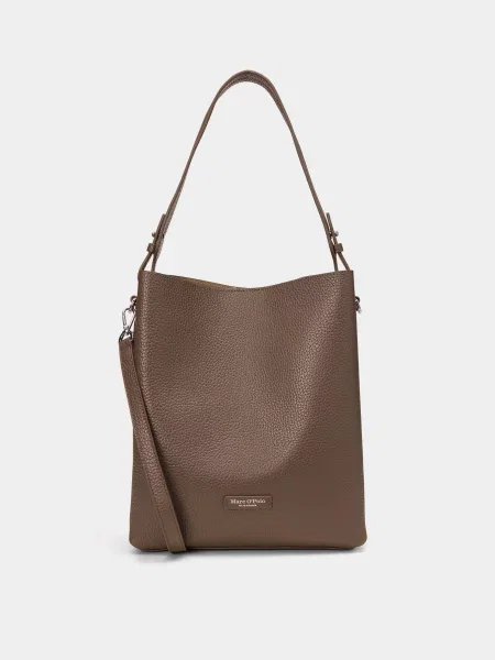 Marc O’Polo Хобо Світло-коричневий Шкіра коричнева