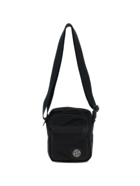 Чанта за през рамо Stone Island камъни черно