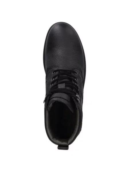 Botine Barbour cu șireturi din piele negru