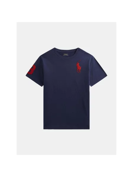 Polo Ralph Lauren T-Shirt Σκούρο Regular Fit μπλε