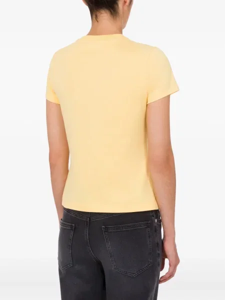 Tricou Moschino Jeans cu imagine galben