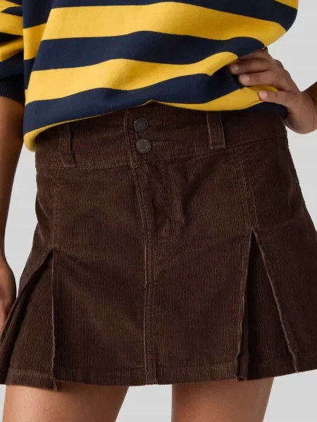 Dopasowana spódnica mini z czystej bawełny Levi's