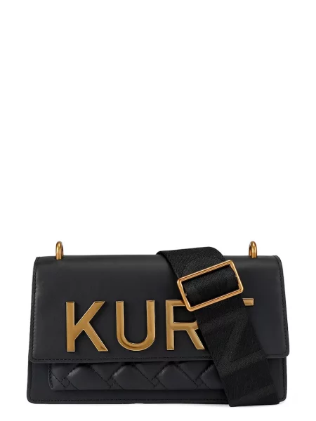 Kurt Geiger London geantă de piele Shoreditch negru