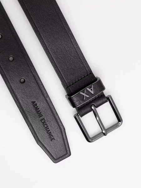 Кожаный ремень Armani Exchange с ремешками