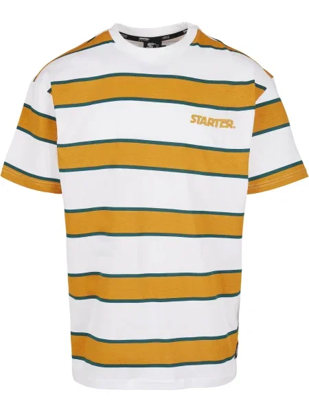 Starter Black Label Tricou / galben închis / verde închis alb