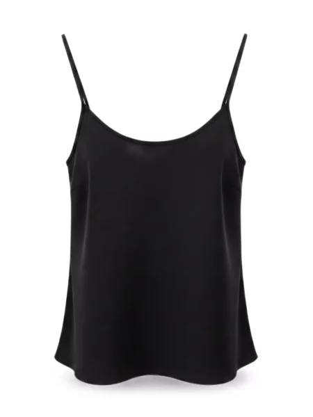 Top Black Label fără mâneci cu bretele negru
