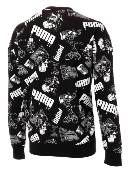 Тениска Puma с принт черно