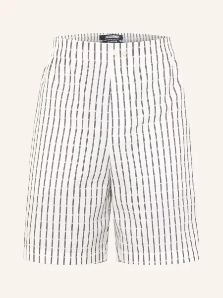 Jacquemus Šortky Le Short Calecon / černá bílá