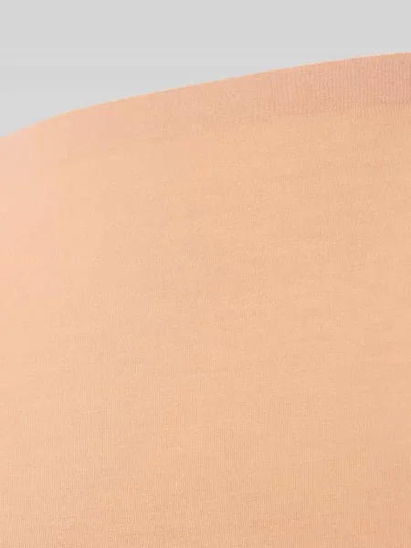 Figi o kroju slim fit z nadrukiem z logo Mey beżowe