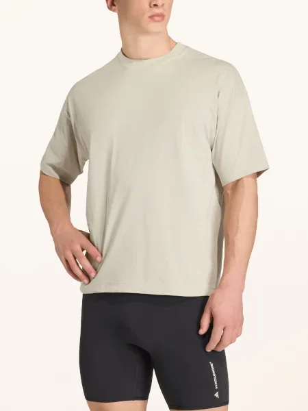 T-shirt adidas x Hermanos Koumori Running T-Shirt UNISEX Putty Grey XL beżowa