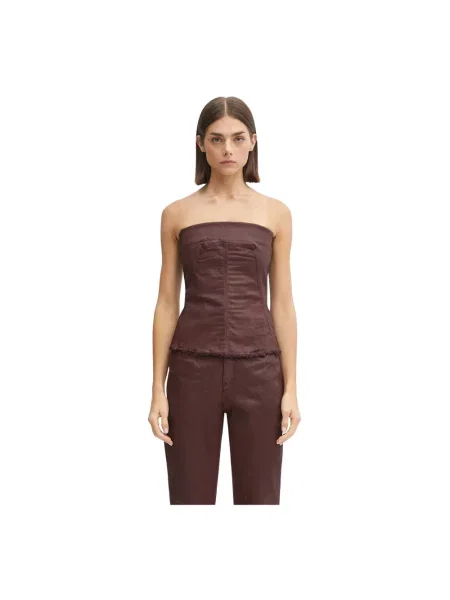 Top Rick Owens brązowy