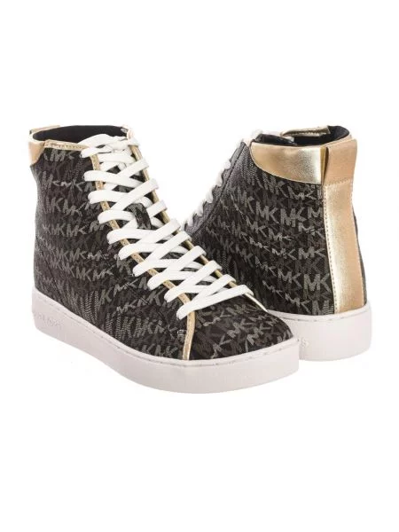Sneakersy Michael Kors z nadrukiem brązowe
