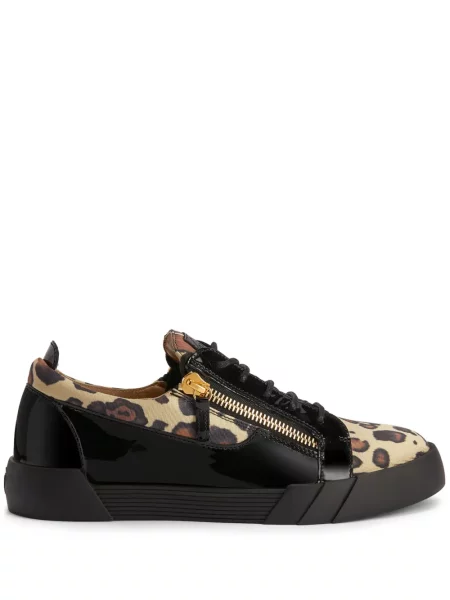 Sneakerși Giuseppe Zanotti Frankie cu imagine cu model leopard