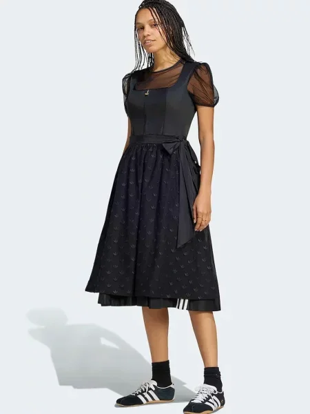 Adidas Originals rochie Dirndl negru