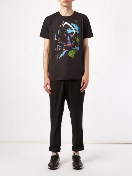 Tricou Leclaireur cu imagine negru
