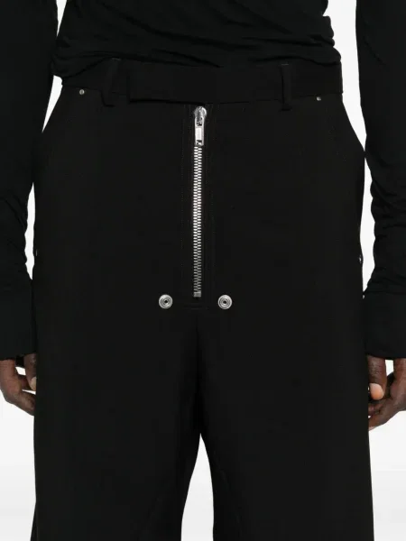 Pantaloni Rick Owens de lână negru