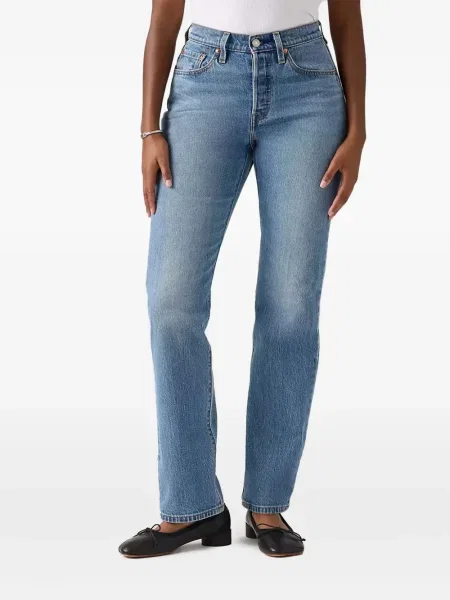 Blugi Levi's® până la genunchi cu crăpătură cu 5 buzunare gri