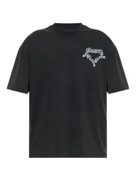 Tricou Allsaints cu imagine negru