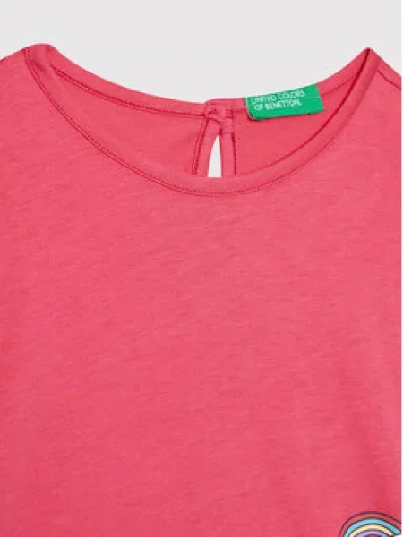 United Colors Of Benetton T-shirt ružičasta