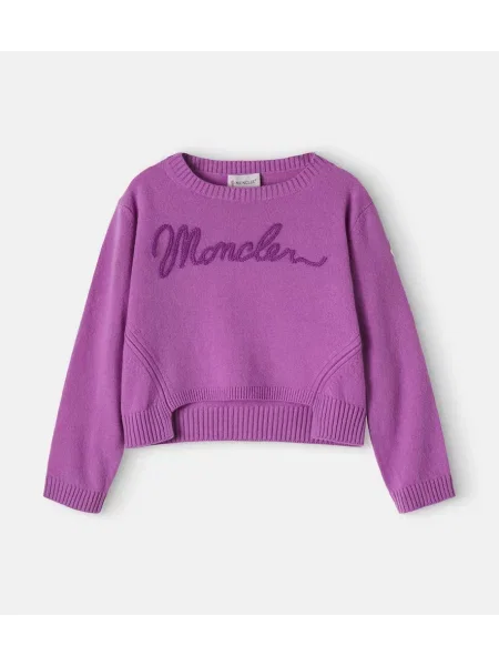 Gyerek szvetter Moncler Enfant lila