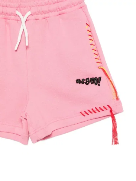 Szorty dziecięce Msgm różowe