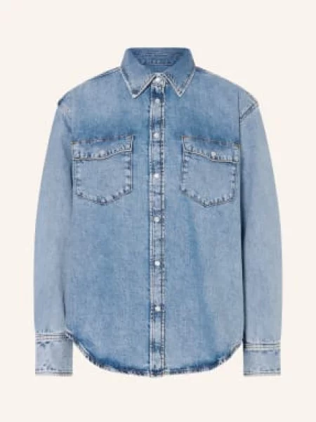 Gant Bluzka Jeansowa blau niebieska