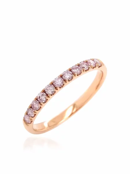 Prsten Hyt Jewelry s argylovým vzorem růžový